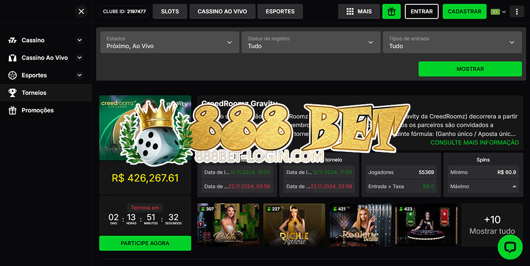 888 bet Bônus